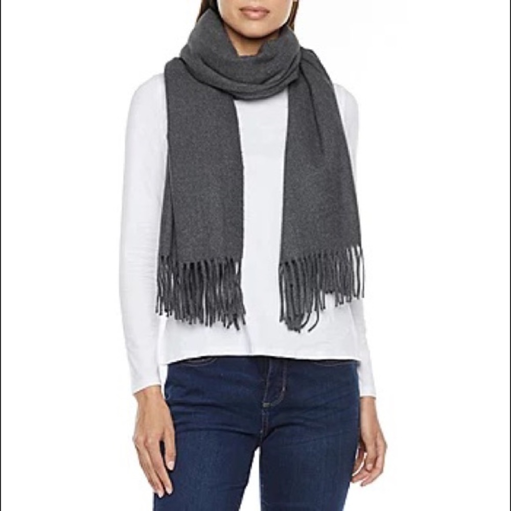 Cashmere Like Oblong Reversible Scarf